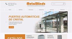 Desktop Screenshot of metalblinds.es